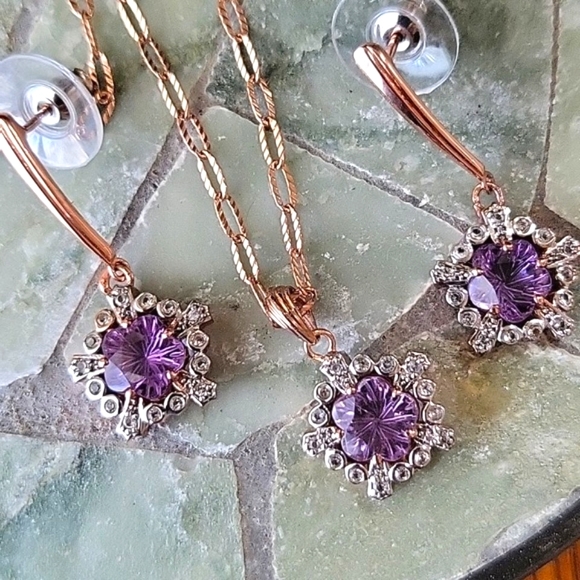 RARE rose cut amethysts - Picture 1 of 7